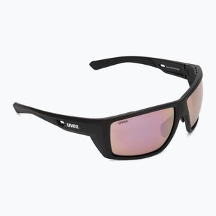 Окуляри сонцезахисні UVEX Mtn Venture CV black matt/mirror pink