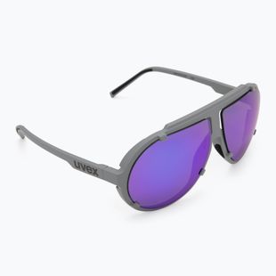 Окуляри сонцезахисні UVEX Esntl Pina grey matt/mirror purple