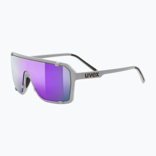 Окуляри сонцезахисні UVEX Esntl Epic grey matt/mirror purple