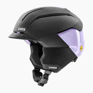 Шолом гірськолижний UVEX Levitate MIPS black/lavender matt