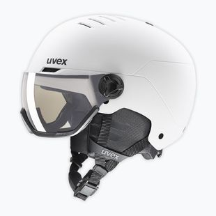 Шолом гірськолижний UVEX Wanted Visor Pro V white matt