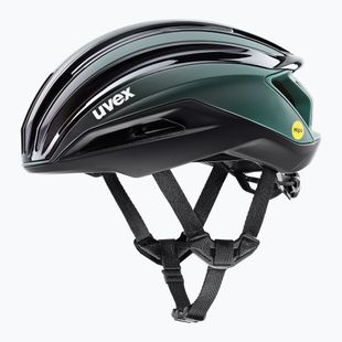 Шолом велосипедний UVEX Surge Aero MIPS black/sage green matt