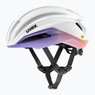 Шолом велосипедний UVEX Surge Aero MIPS white/lilac apricot matt