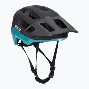Шолом велосипедний UVEX React black/teal matt
