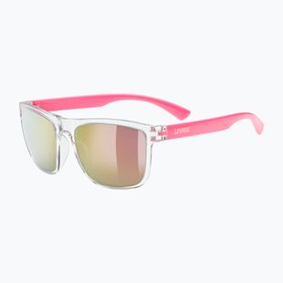 Окуляри сонцезахисні дитячі UVEX Rookie Jr clear pink/mirror pink