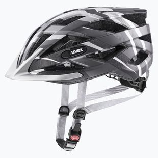 Шолом велосипедний UVEX Air Wing CC black / silver matt