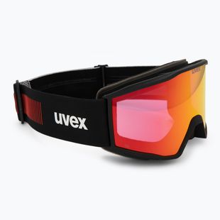 Окуляри гірськолижні UVEX Blast CV black matt/mirror red