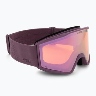 Окуляри гірськолижні UVEX Blast FM plum matt/mirror purple