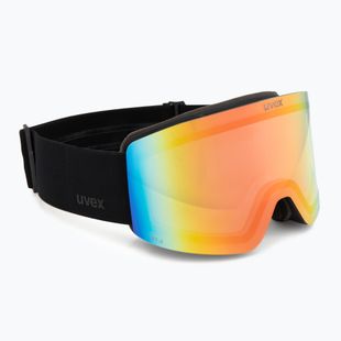 Окуляри гірськолижні UVEX Provoqe V black matt/vario rainbow mirror