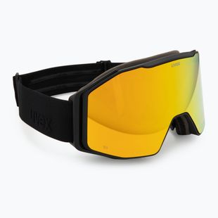 Окуляри гірськолижні UVEX Gravity FM black matt/mirror yellow/orange/clear