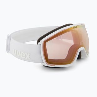 Окуляри гірськолижні UVEX Victorious S V white matt/vario rose mirror