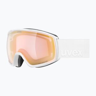 Окуляри гірськолижні UVEX Victorious S V white matt/vario rose mirror