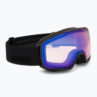 Окуляри гірськолижні UVEX Victorious S V black matt/vario blue mirror
