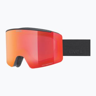 Окуляри лижні UVEX Ignite FM S3 black matt/mirror red
