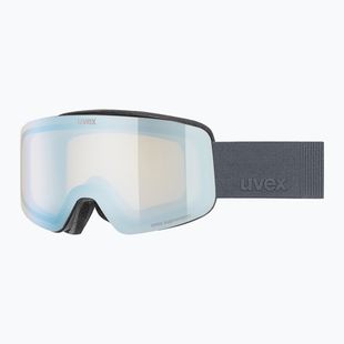 Окуляри лижні дитячі UVEX Pwdr FM Jr S2 black matt/mirror sapphire