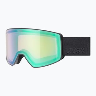 Окуляри лижні UVEX Scenic FM S2 black matt/mirror green