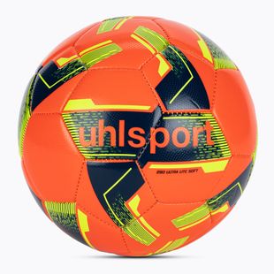 М'яч футбольний uhlsport Lite Soft 290 fluo red/navy/fluo yellow розмір 5
