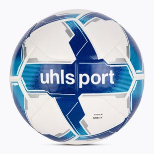 М'яч футбольний uhlsport Attack Addglue white/royal/blue розмір 4