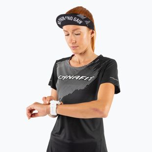 Футболка для бігу жіноча DYNAFIT Alpine 2 Tee black out nimbus