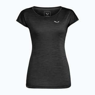 Футболка трекінгова жіноча Salewa Puez Melange Dry black out melange