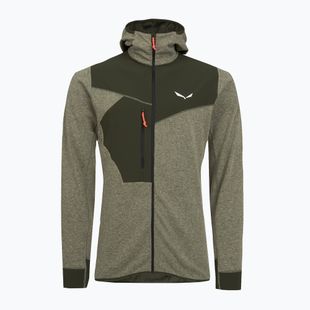 Кофта трекінгова чоловіча Salewa Puez 2 Dry Hood FZ dark olive melange