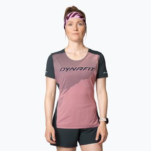Футболка для бігу жіноча DYNAFIT Alpine 2 Tee mokarosa