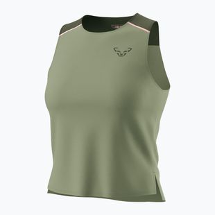Футболка для бігу жіноча DYNAFIT Sky Crop Top sage