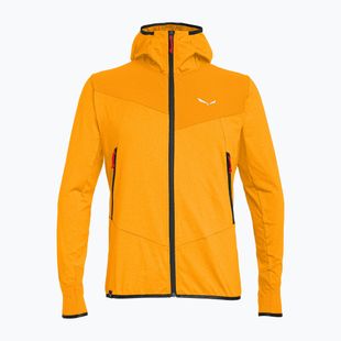 Кофта трекінгова чоловіча Salewa Agner Hybrid PL/DST FZ Hoody turmeric melange/0910