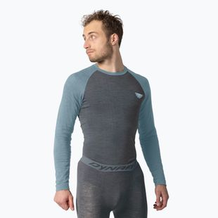 Лонгслів термічний чоловічий DYNAFIT Tour Light Merino smoke blue