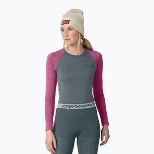 Лонгслів термічний жіночий DYNAFIT Tour Light Merino magenta