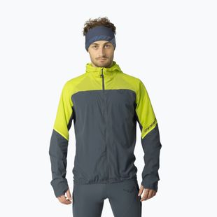 Куртка для бігу чоловіча DYNAFIT Alpine Wind ultra yellow