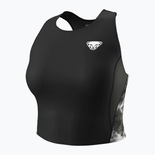 Футболка для бігу жіноча DYNAFIT Trail Crop Top black