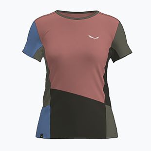 Футболка трекінгова жіноча Salewa Puez Sporty Dry desert pink/multi