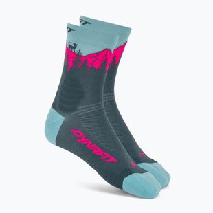 Гірськолижні шкарпетки DYNAFIT Traverse Mid cinder pink glo/6070