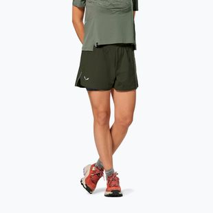 Шорти трекінгові жіночі Salewa Pedroc DST 2IN1 dark olive int/0870