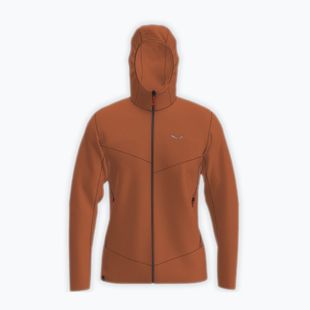Кофта трекінгова чоловіча Salewa Puez Rocca Polarlite Hood Bombay Brown