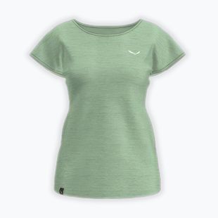 Футболка трекінгова жіноча Salewa Puez Melange Dry pastel green melange