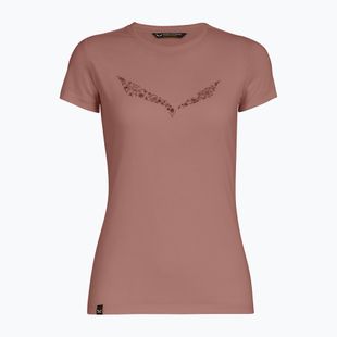 Футболка жіноча Salewa Solid Dry desert pink