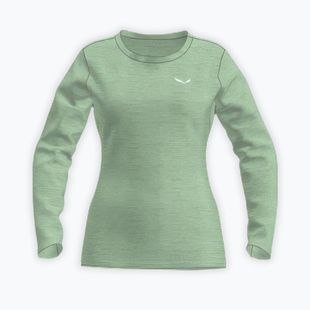 Лонгслів трекінговий жіночий Salewa Puez Melange Dry pastel green melange