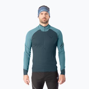 Кофта для бігу чоловіча Dynafit Alpine LS 1/2 Zip Tee smoke blue/0720/3162