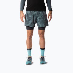 Шорти для бігу чоловічі DYNAFIT Trail Reflective 2in1 cinder