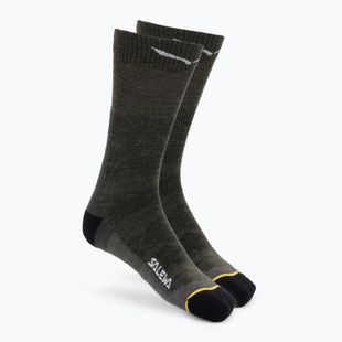 Шкарпетки чоловічі Salewa Ortles AM Crew dark olive