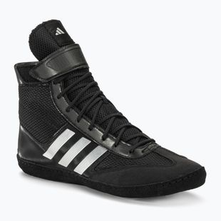 Кросівки боксерські чоловічі adidas Combat Speed.5 black/silver BA8007