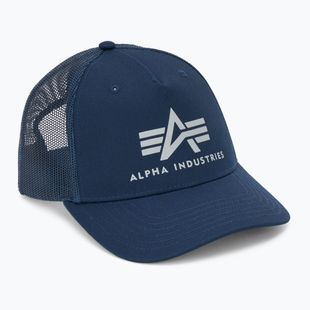 Кепка чоловіча Alpha Industries Basic Trucker rep.blue