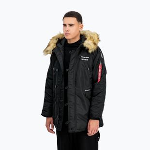 Куртка чоловіча Alpha Industries N3B Airborne Hooded black