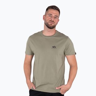 Чоловіча футболка Alpha Industries Basic Small Logo оливкова