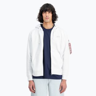 Кофта чоловіча Alpha Industries Back Print Zip white