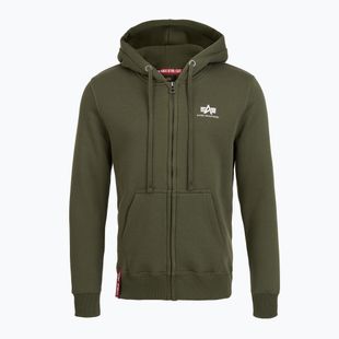 Кофта чоловіча Alpha Industries Basic Zip SL dark olive