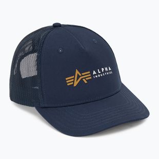 Кепка чоловіча Alpha Industries Label Trucker rep.blue