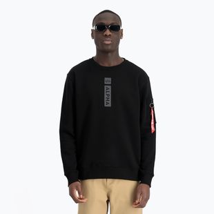 Кофта чоловіча Alpha Industries Reflective Print Sweater black